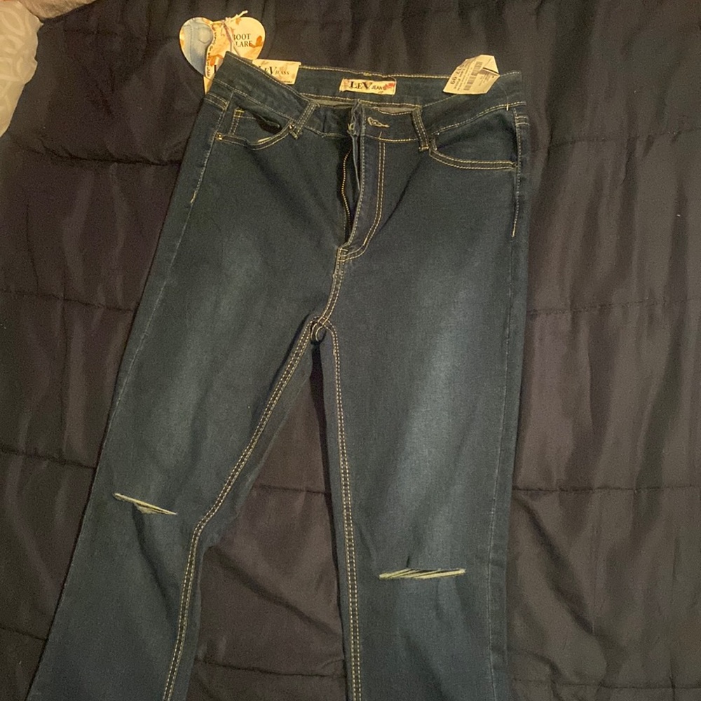 Boot cut flares, blue, size 13 jr